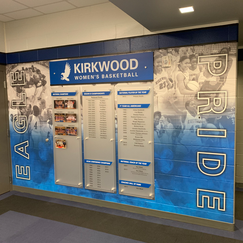 Kirkwood Women's Basketball Signage